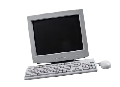 Retro computer illustration