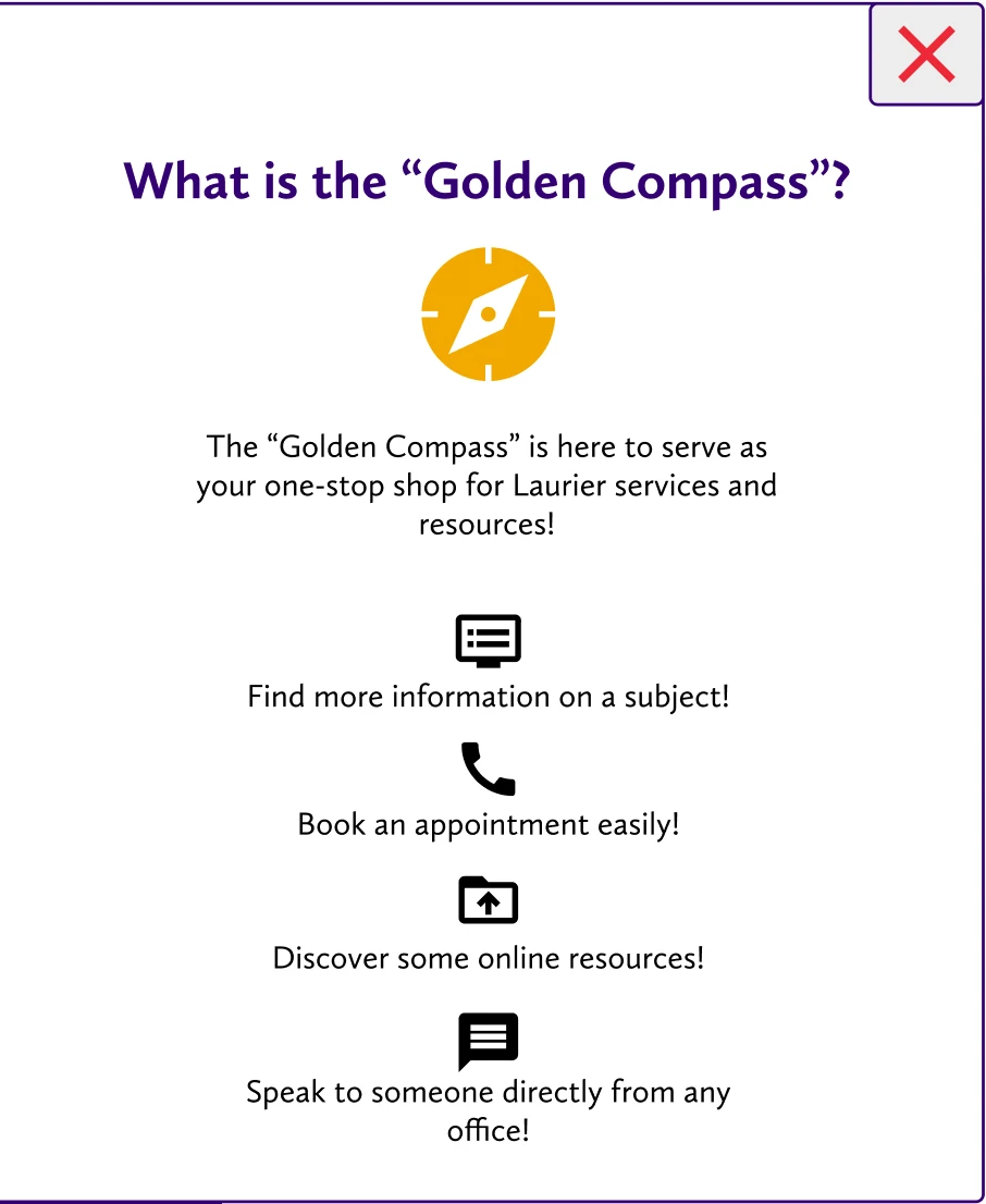 Resource Compass design iteration from the original project