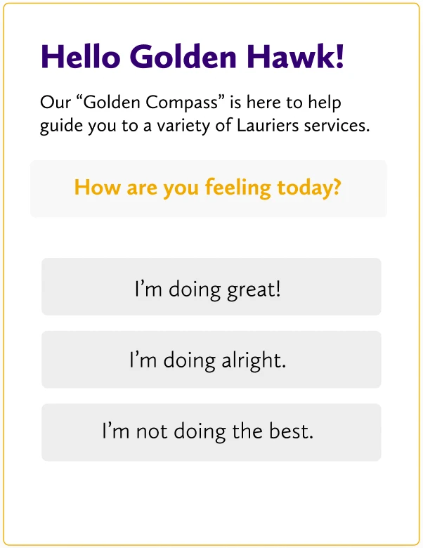 Medium-fidelity Resource Compass interface